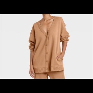 All Day Button-front Cardigan